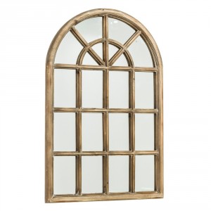 Espejo ventana "wooden" madera 61 x 91 cm