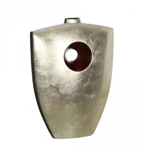Jarrón cerámica "legad" champán 45 cm