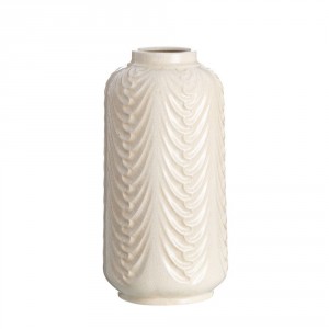 Jarrón cerámica "tappi" crema 40 cm