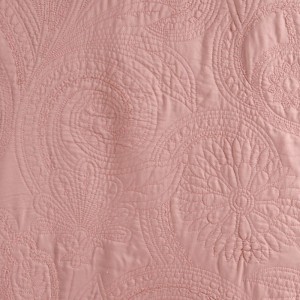 Colcha bouti bordada "prime" rosa palo 240 x 260 cm imagen 2